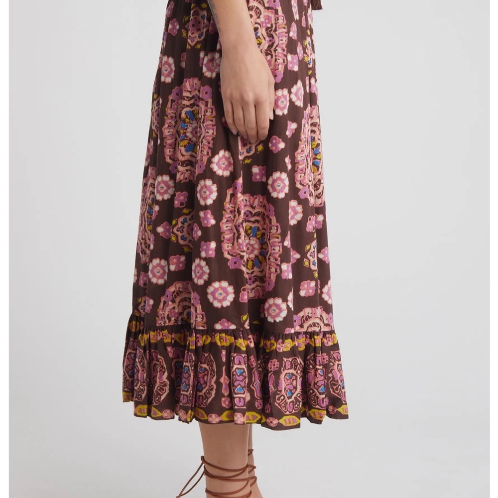 Cleobella Avalon Print Drawstring Skirt EUC - Picture 3 of 12